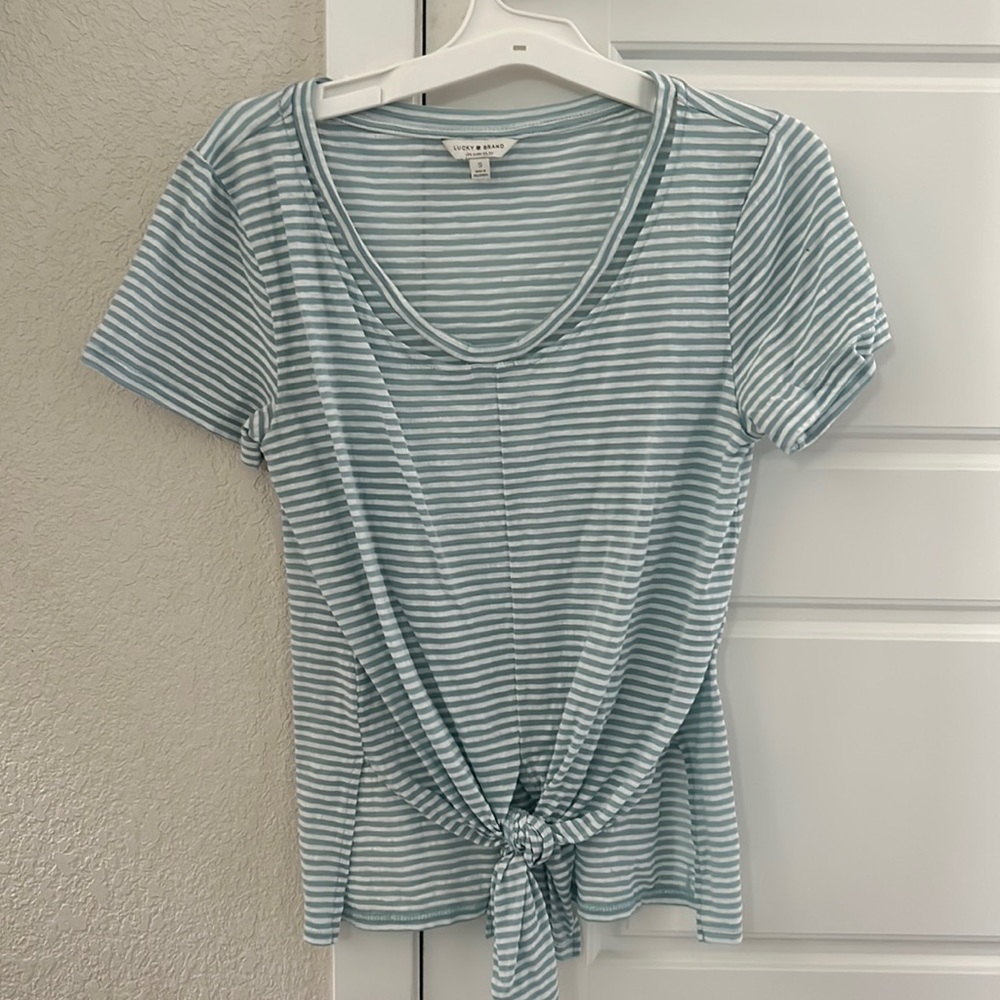 Lucky Brand Tie-front Tee